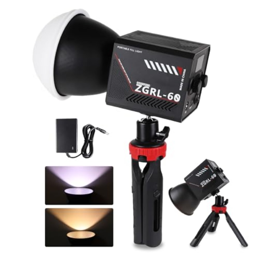 60W COB LED-Videoleuchte, trag – Photography Lighting Color Bewertung und Preis