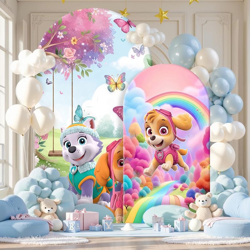 Paw Patrol Bogen-Hintergrundbe – Photography Lighting Backdrop Bewertung und Preis